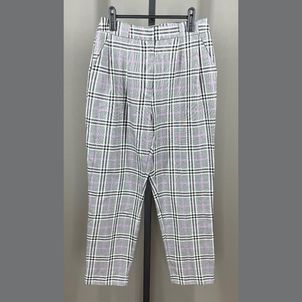 ASOS Black and White Checkered Pants